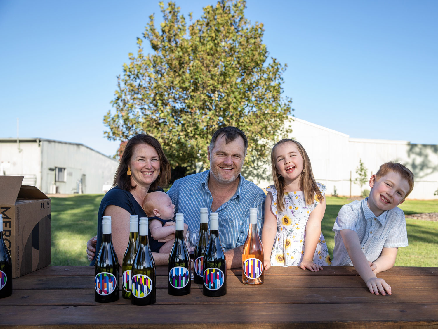 Aaron and the Mercer Wines family
