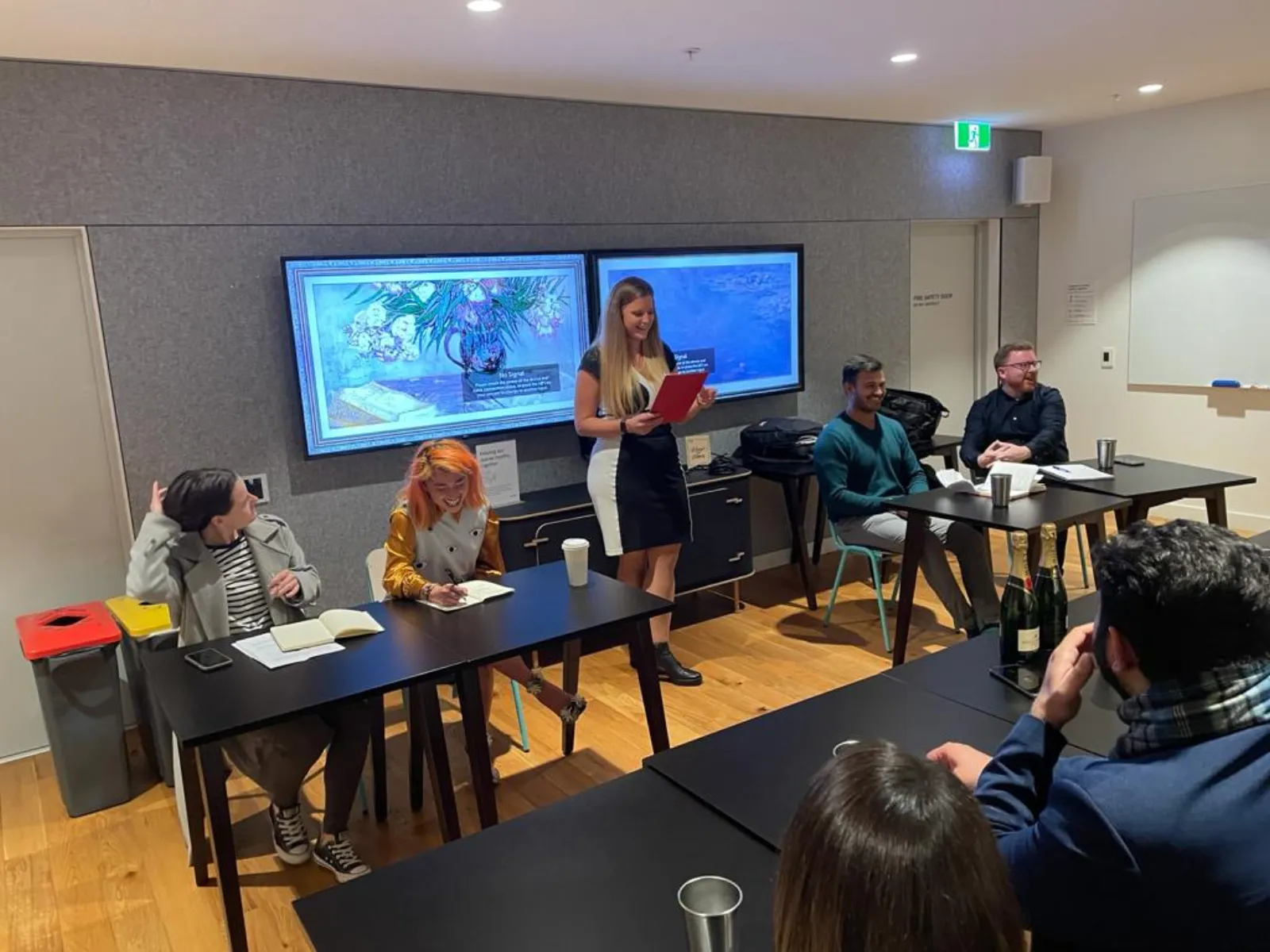 Debate Club public speaking event with Vistar Media, July 2021 · photo 2