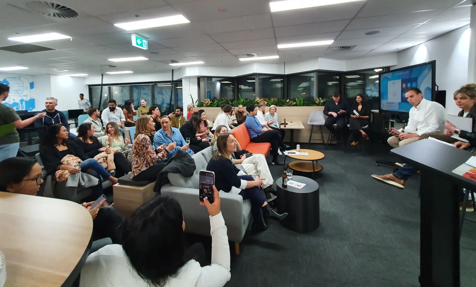 Debate Club public speaking event with Commission Factory, August 2022 · photo 1