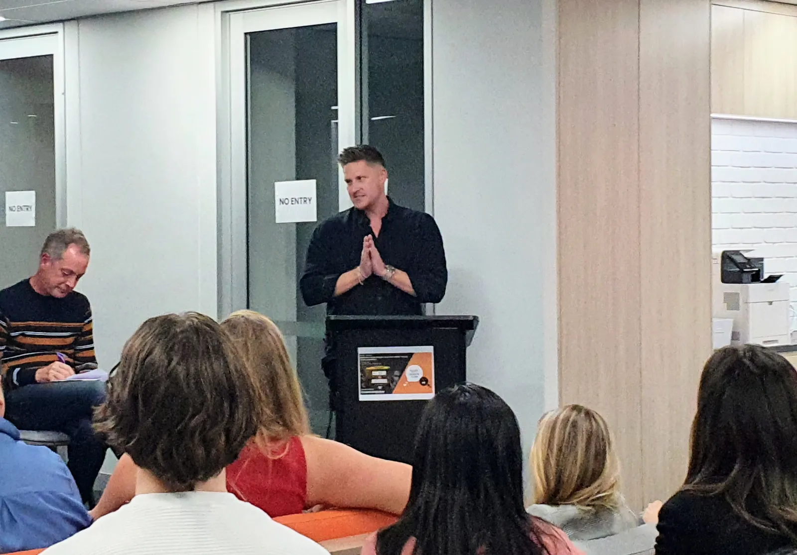 Debate Club public speaking event with Commission Factory, August 2022 · photo 4