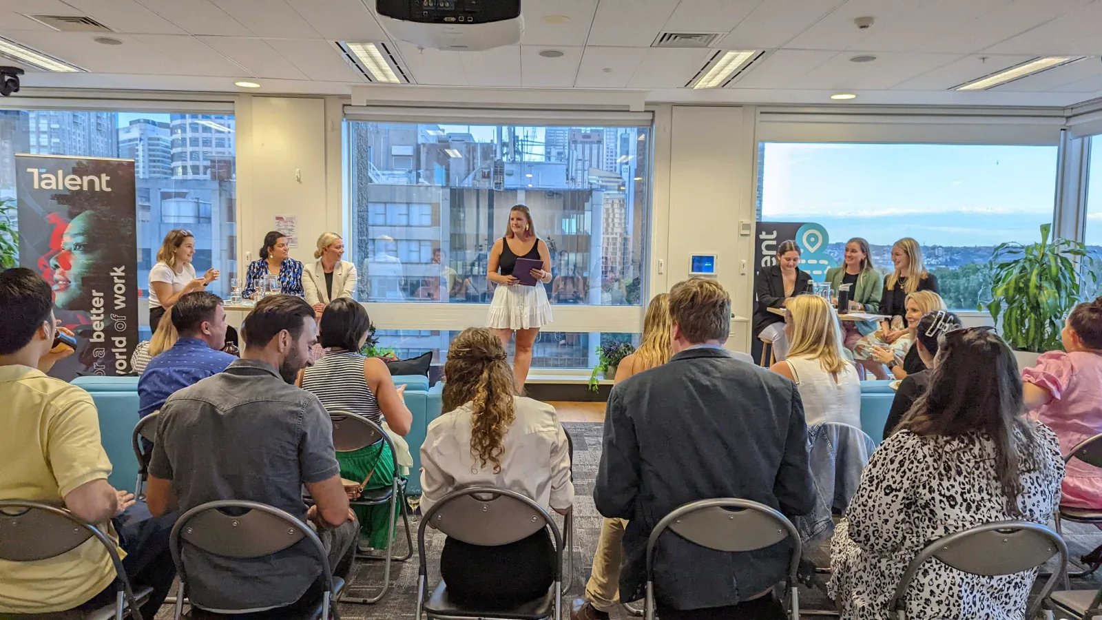 Debate Club public speaking event with Talent, October 2022 · photo 1